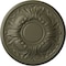 Ekena Millwork Wakefield Ceiling Medallion (Fits Canopies up to 3 5/8"), 11 3/4"OD x 1 1/4"P, Painted Turtle CM11WAPTF - alternate 1